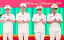Công an tỉnh Lâm Đồng, Đồng Tháp công bố các quyết định về công tác cán bộ