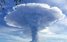 Sự thật về 'đám mây hình nấm' trong vụ phun trào trên núi lửa Etna