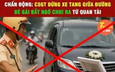 Công an Thanh Hóa: Clip ‘cảnh sát giao thông dừng xe tang, bé gái chui ra từ quan tài’ sai sự thật