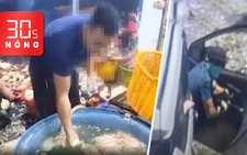 Bản tin 30s nóng: Bắp chuối cũng bị ngâm hóa chất; Tạm giữ người rút súng dọa tài xế
