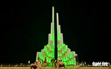 Vietnam restores lighting at landmark tower after months of disrepair