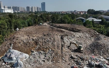 Hanoi police charge 4 over illegal dumping of thousands of tonnes of construction waste
