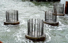 Vietnam’s longest sea-crossing bridge features piles more than 100 meters deep
