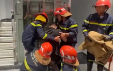 Ho Chi Minh City police rescue Chinese man trapped in elevator