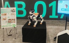 Kawasaki Heavy unveils dog-shaped robot for elderly