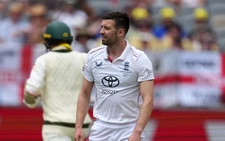 England paceman Wood making slow progress from knee injury