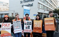 Doctors in England begin six-day strike after rejecting government's pay, workforce deal