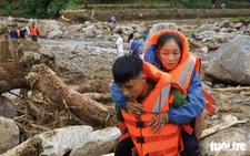 Hundreds evacuated as landslide threat looms over flood-hit Lai Chau in Vietnam