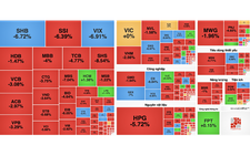 VN-Index sheds nearly 44 points as selling pressure spreads