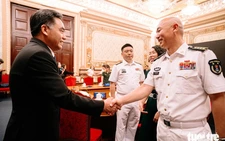 Ho Chi Minh City leaders welcome commanders of China’s naval training task force on goodwill visit