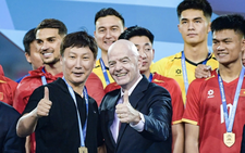 FIFA chief Infantino tours 60,000-seat stadium project as he wraps up Vietnam visit