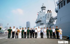 Italy's most advanced warship arrives in Ho Chi Minh City for 5-day port call
