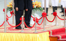South Korean president welcomed with 21-gun salute in Vietnam