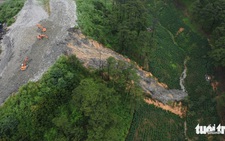 Garbage landslide pollutes coffee gardens, stream in Da Lat