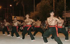 Biểu diễn võ thuật kỷ niệm chiến thắng Đống Đa