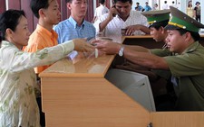 Kiểm tra hải quan chung ở cửa khẩu Mộc Bài
