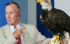 Bush cha nhận giải thưởng của Đức