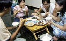 Bữa cơm chung trong gia đình
