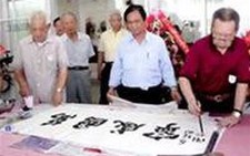Triển lãm và biểu diễn thư họa Trung Hoa
