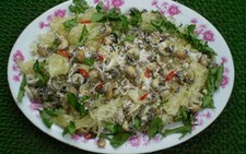 Gỏi ốc đắng trộn bưởi
