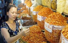 Tôm khô củ kiệu rẻ mà 