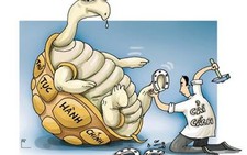 Giải biếm họa báo chí VN lần I-2008: Họa sĩ LAP - Tuổi Trẻ Cười - đoạt giải nhất