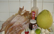 Khô mực thanh trà