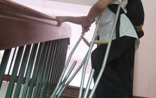 Đường đến giảng đường của sinh viên khuyết tật