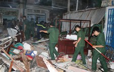 Nổ bình gas, nhà sập