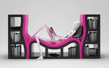 Những kệ sách độc đáo