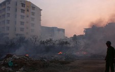 Chữa cháy cỏ từ trưa đến tối