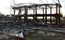 Cháy nhà rông lớn nhất Kon Tum