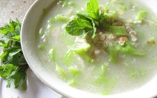 Canh mướp giã lạc
