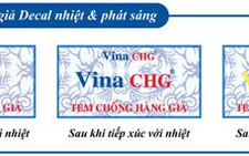 Tem chống giả đề can vỡ công nghệ nhiệt và phát quang
