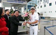 Cảng Chân Mây đón 600 khách tàu biển