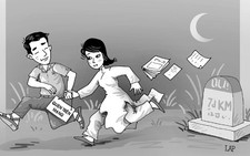 Nữ sinh bỏ nhà 