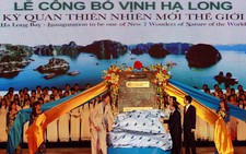 Công bố vịnh Hạ Long - kỳ quan thiên nhiên thế giới