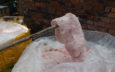 Bắt xe chở 13 tấn thịt heo, gà thối