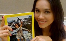 Hoàng My giới thiệu Việt Nam với Miss World 2012