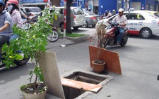 Lại mất nắp cống