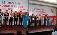 Thương hiệu Việt được yêu thích nhất 2012
