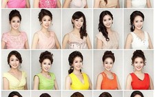 Thí sinh thi hoa hậu Hàn 