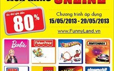 Tuần lễ vàng, mua hàng online tại Funnyland.VN