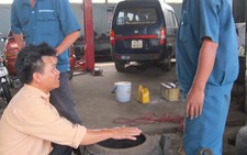 Thùng rác từ lốp xe phế thải