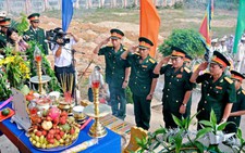 Truy điệu và an táng 74 hài cốt liệt sĩ