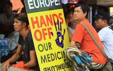 Dân Thái biểu tình chống FTA