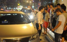 Va chạm xe trên đường, 2 tài xế đánh nhau