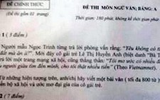 Lấy chuyện bà Tưng, Ngọc Trinh làm đề thi