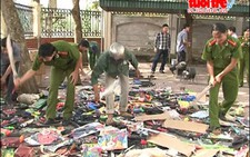 Video clip: Tiêu hủy vũ khí, công cụ hỗ trợ và đồ chơi nguy hiểm