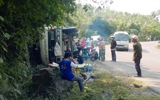 Lật xe tải trên đèo Cù Mông, tài xế chết tại chỗ